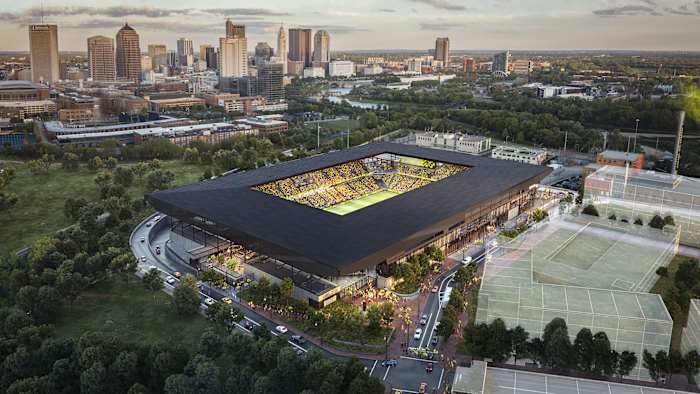 Rendering of the Columbus Crew's new stadium